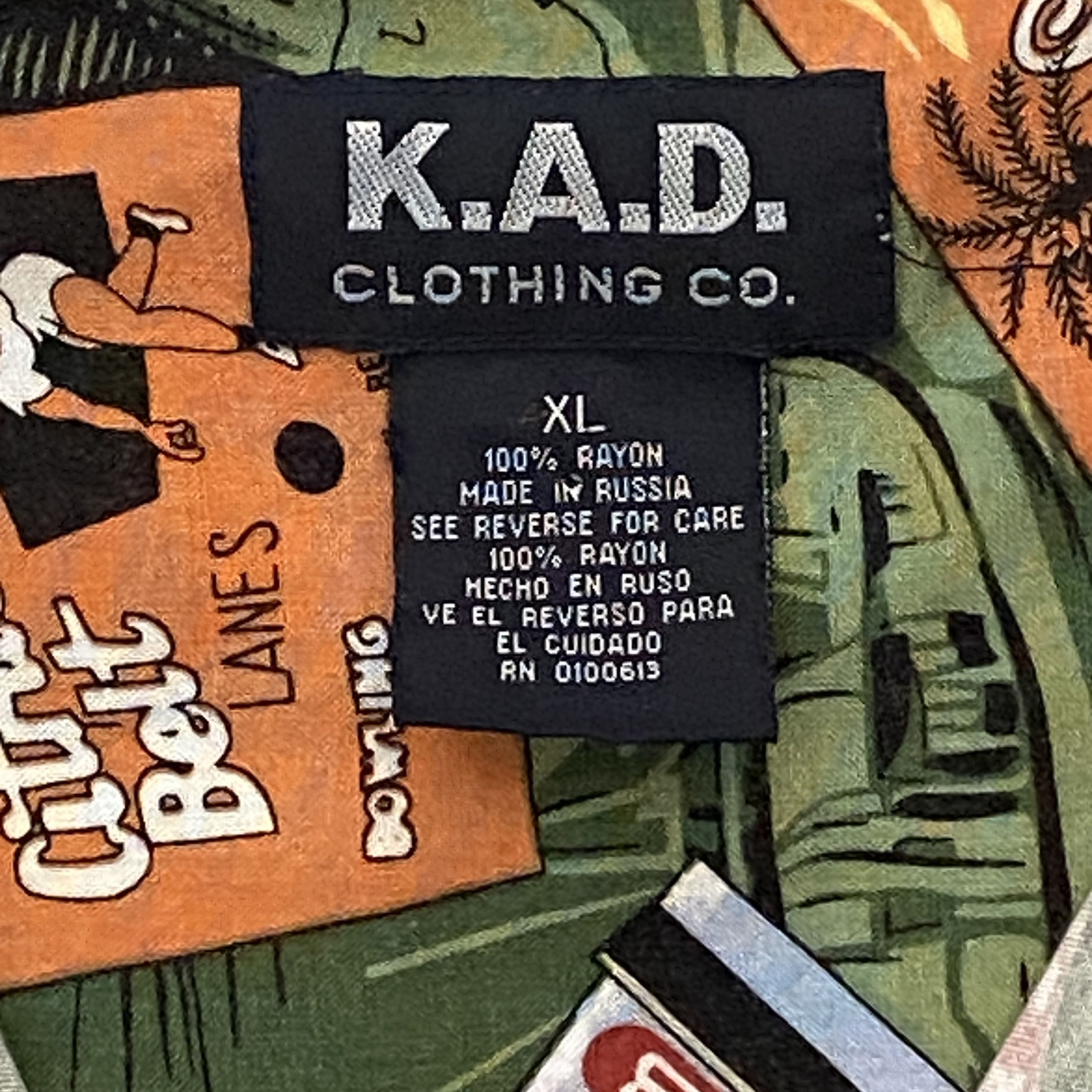 Other KAD Shirt Men Short Sleeve Vintage CA & FL Matchbooks Size US XL / EU 56 / 4 - 3 Thumbnail