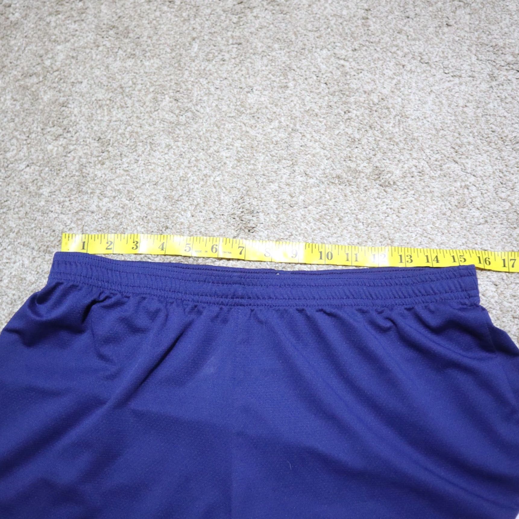 Adidas Adidas Shorts Blue Polyester Drawstring Gym Running Jogging Women's L Large Size 36" / US 14 / IT 50 - 3 Thumbnail