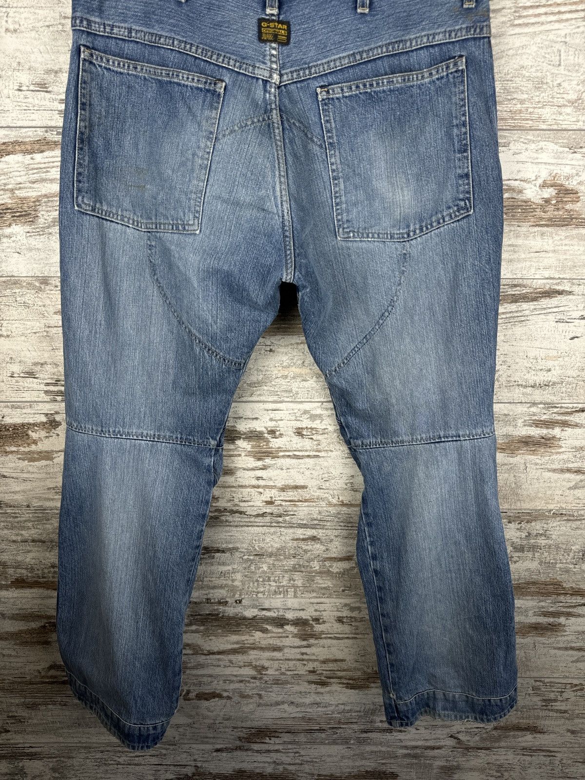 G-Star × Vintage Mens Vintage G Star Raw denim jeans Elwood 3d faded y2k rare Size US 36 / EU 52 - 15 Thumbnail