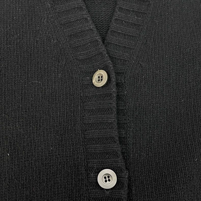 Prada Prada Black classic logo sheep wool cashmere cardigan sweat Size US S / EU 44-46 / 1 - 8 Thumbnail
