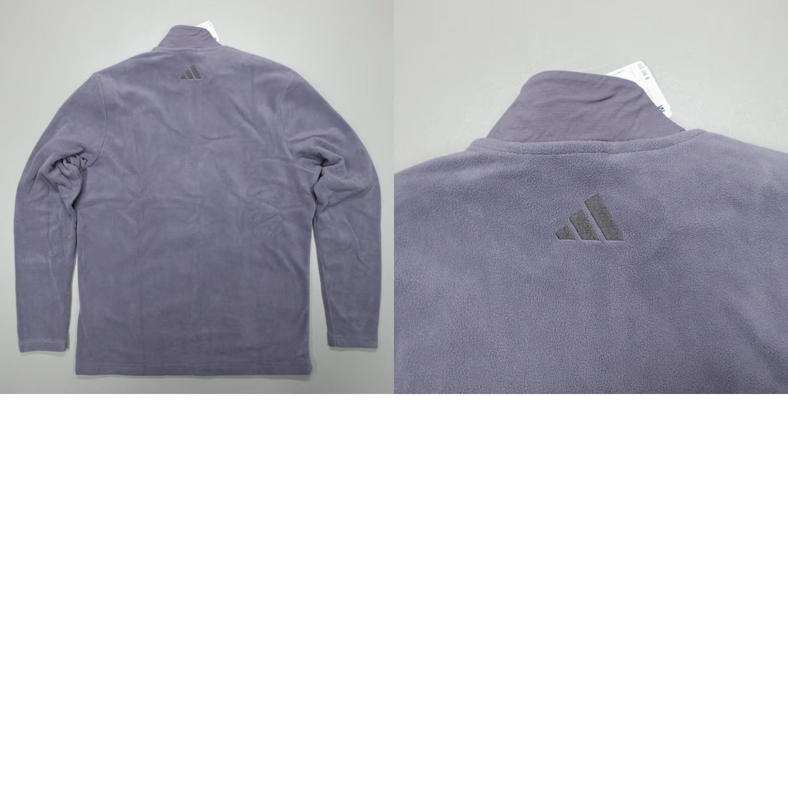 Adidas Adidas Pullover Fleece 1/4 Zip Mock Neck Mens M Dusty Purple 365 Ultimate Cozy Micro Fleece KA9874 Regular Fit Size US M / EU 48-50 / 2 - 8 Thumbnail