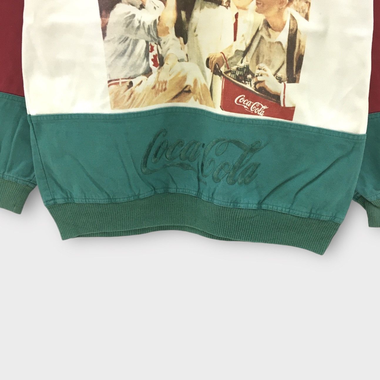 Vintage Vintage 1990s Coca Cola Turtleneck Embroidered Logo Size US M / EU 48-50 / 2 - 3 Thumbnail