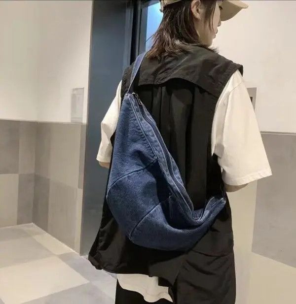 Vintage Casual Crossbody Denim Bag Size ONE SIZE - 3 Thumbnail