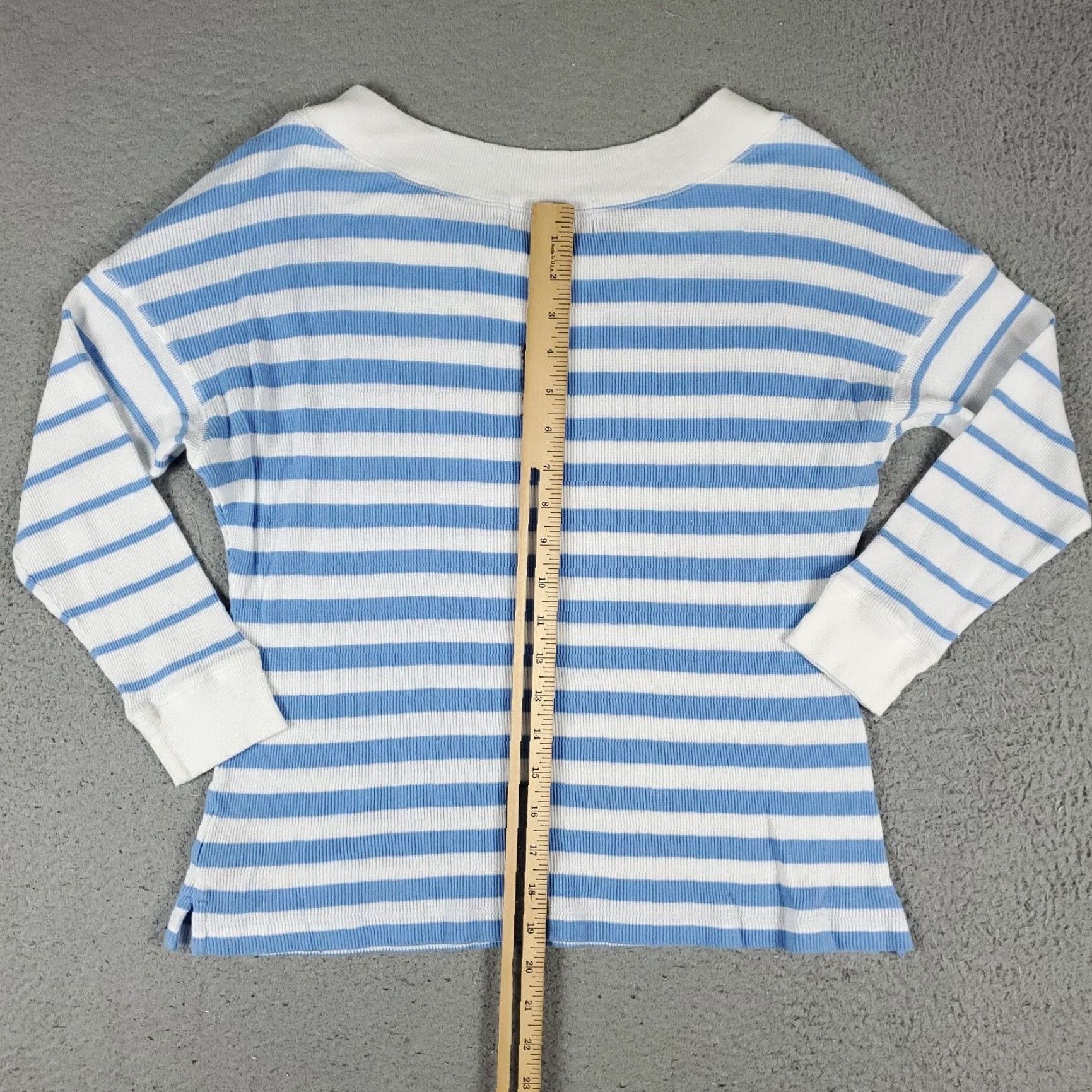 Ralph Lauren VINTAGE Ralph Lauren Sweater Mens Size PL White Blue Striped Knit Pullover All Seasons Size L / US 10 / IT 46 - 6 Thumbnail
