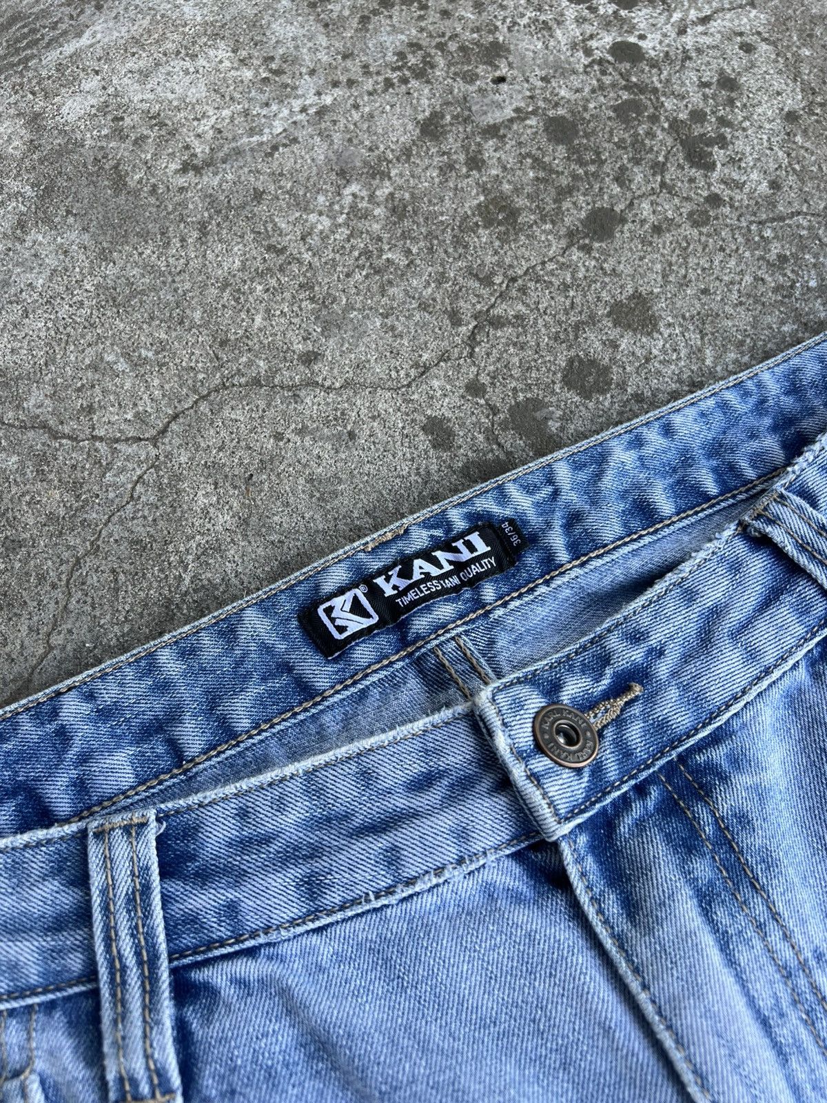 If Six Was Nine × Karl Kani × Southpole Crazy Vintage Karl Kani Big Logo Denim Jeans super Rare USA Size US 34 / EU 50 - 11 Thumbnail