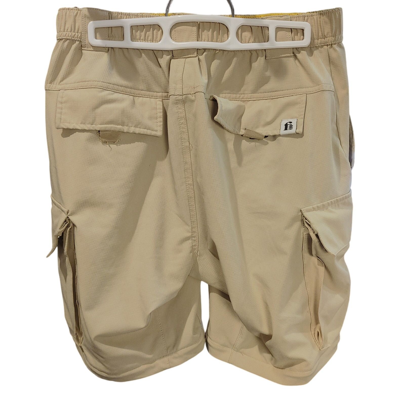 Other Fiedler Bonobos Men's S Beige Stretch Waist Cargo Shorts Size US 28 / EU 44 - 2 Thumbnail