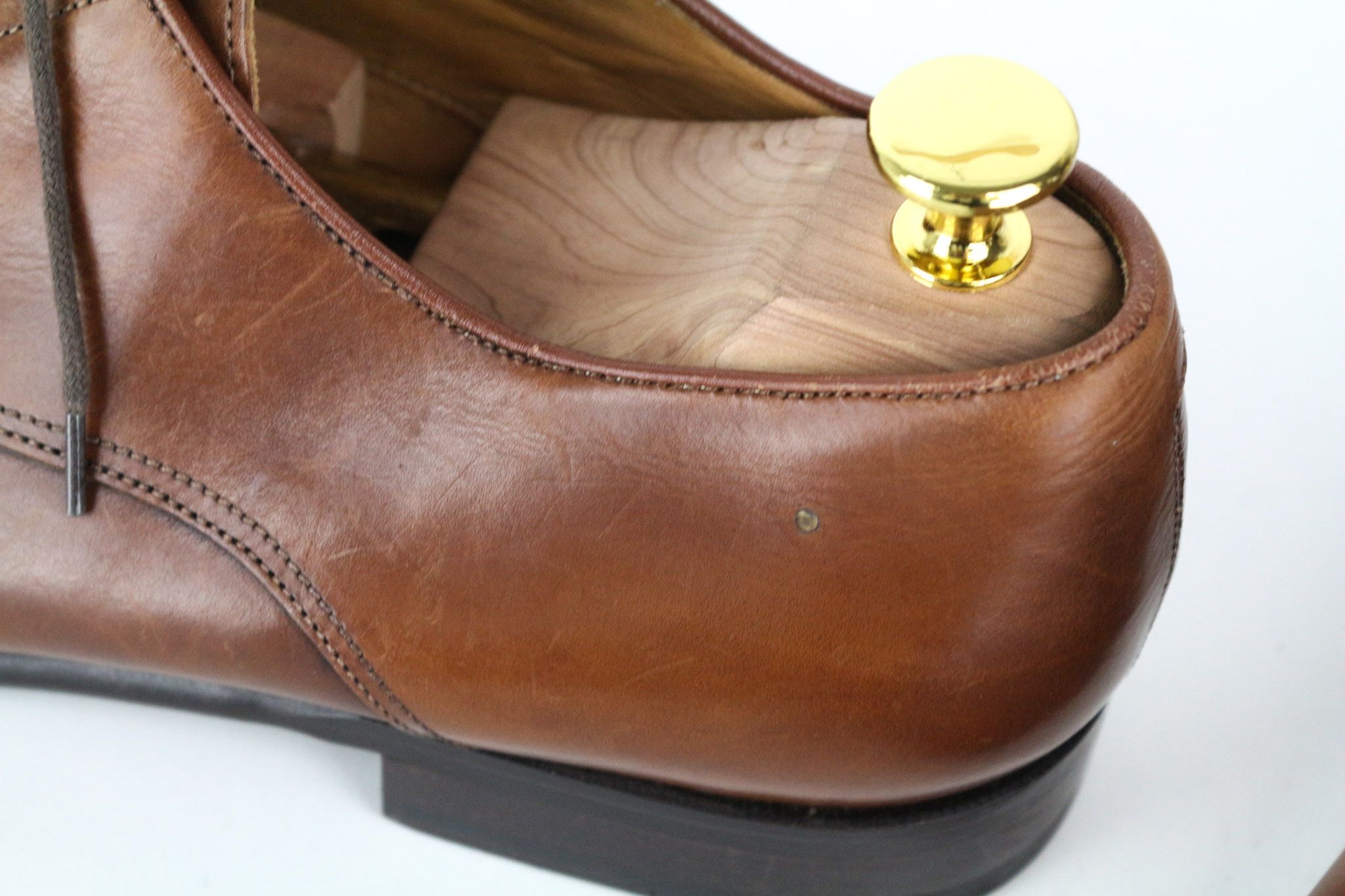Suitsupply EU45 Brown Leather Laced Low-Top 72745 Size US 12 / EU 45 - 13 Thumbnail