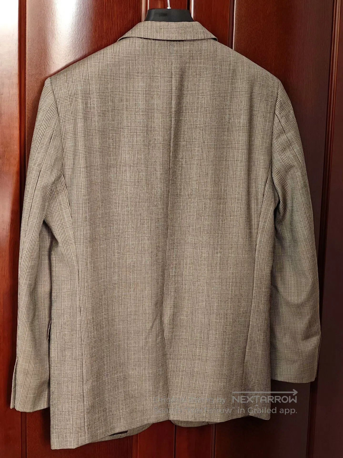 Japanese Brand Italian Checkered Wool Blazer. Size US M / EU 48-50 / 2 - 8 Thumbnail
