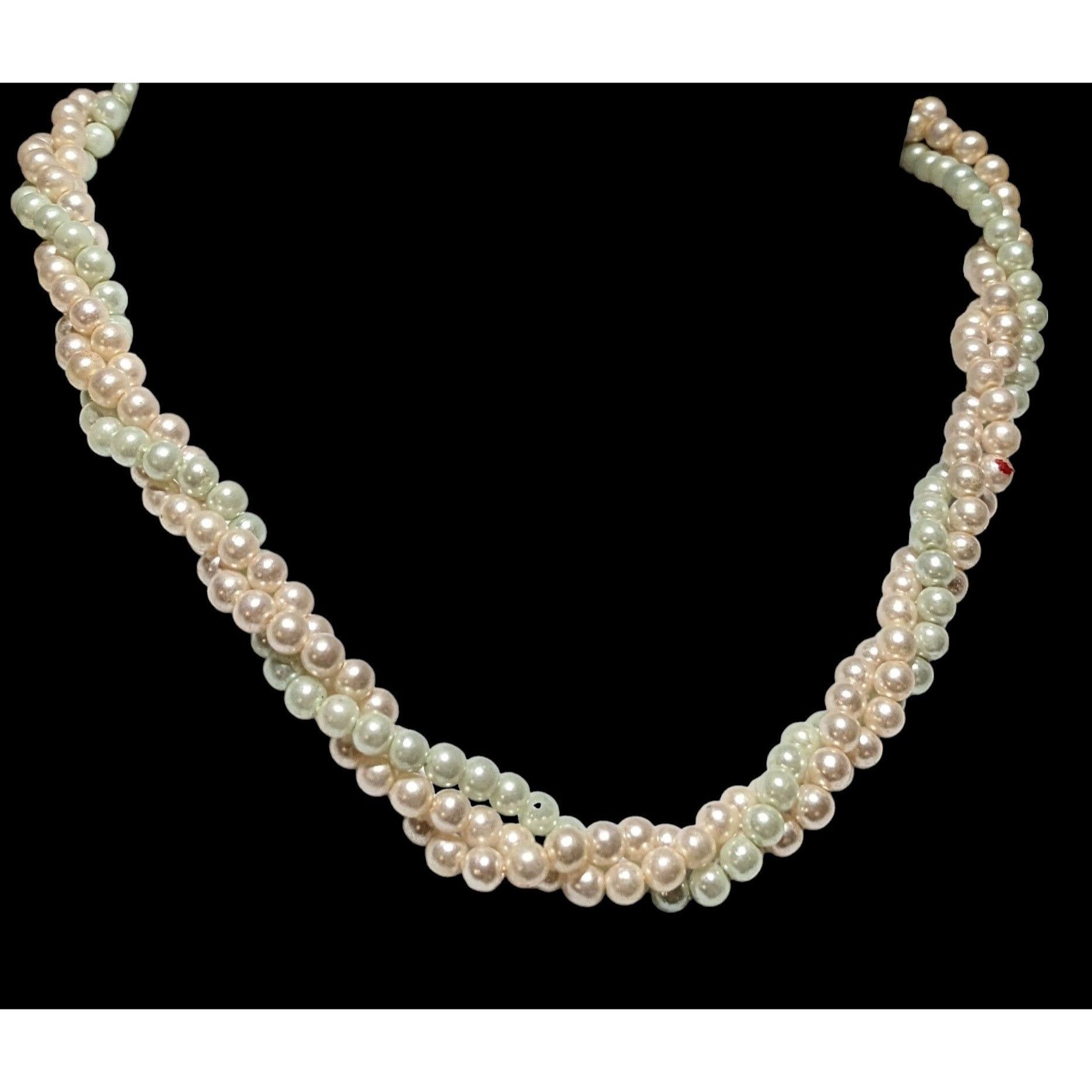 Other Twisted Pastel Pearl Necklace Size ONE SIZE - 4 Thumbnail