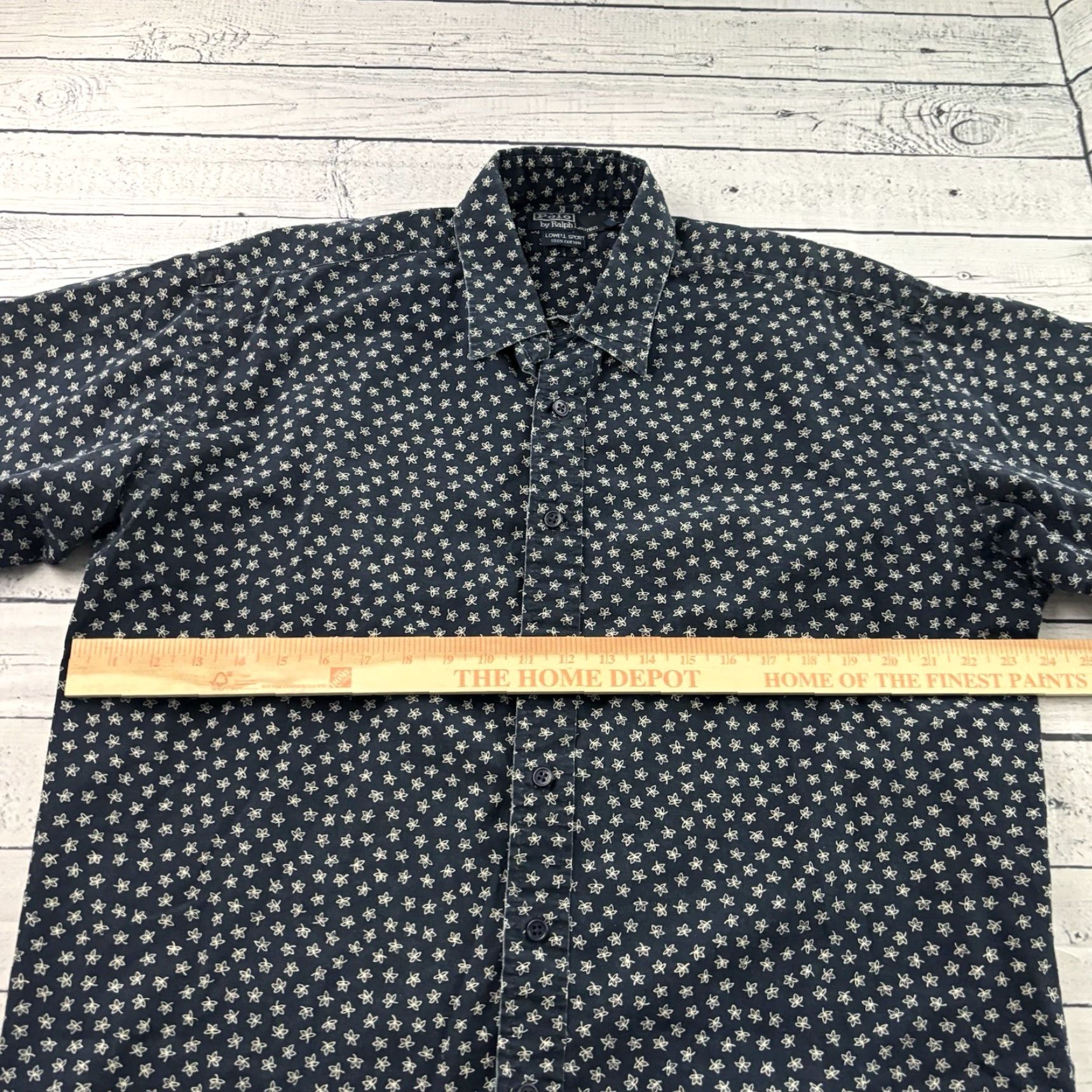 Polo Ralph Lauren VTG Polo Ralph Lauren Lowell Sport Short Sleeve Button-Up Shirt XL Blue Mens Shirt Polo Ralph Lauren Button-Front Sports Shirt XL Blue Size US XL / EU 56 / 4 - 4 Thumbnail