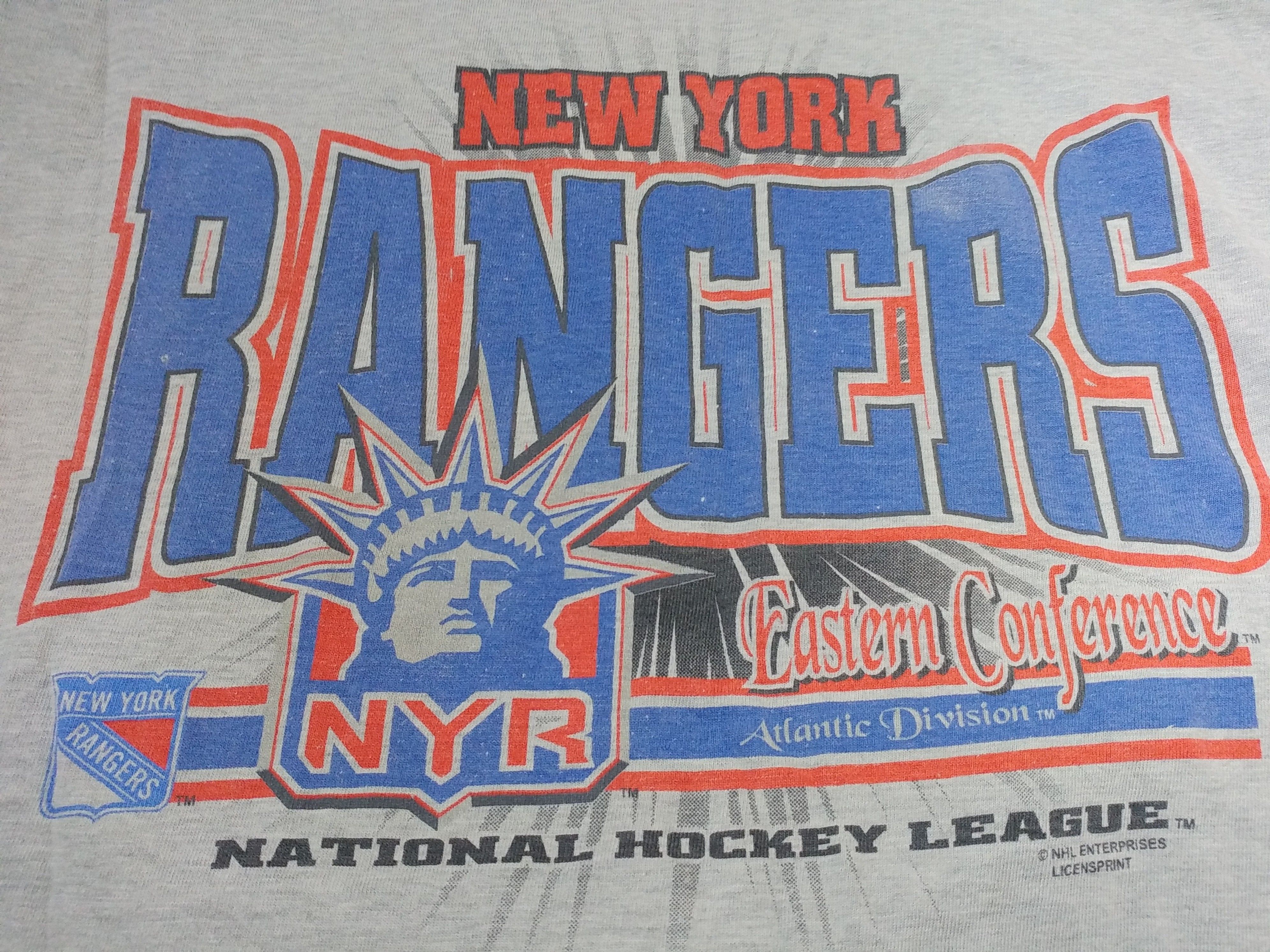 NHL NHL New York Rangers jersey, vintage hockey t-shirt, 90s L Size US L / EU 52-54 / 3 - 4 Thumbnail