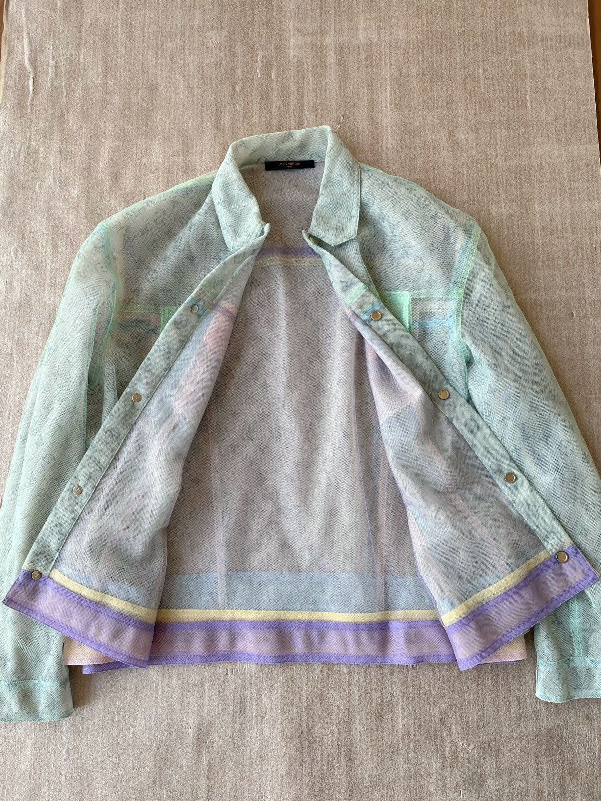 Louis Vuitton Louis Vuitton Layered Tulle Denim Jacket Size US M / EU 48-50 / 2 - 2 Thumbnail