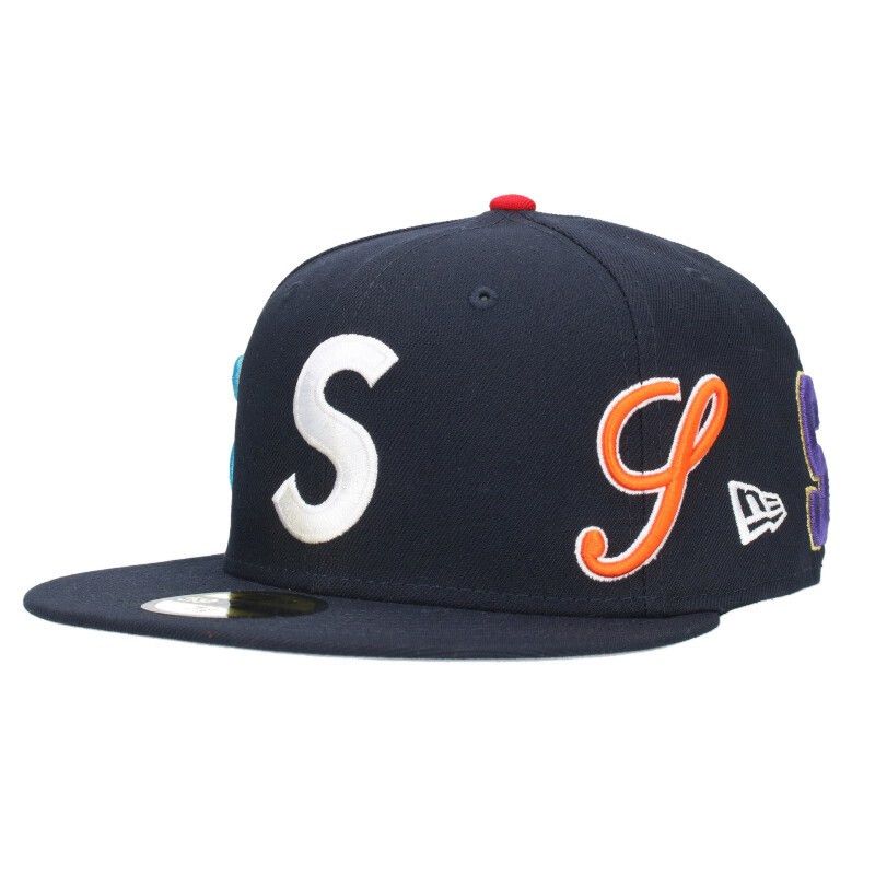 Supreme × New Era 59FIFTY ネイビー 7 3/8 Streetwear × Supreme × Vintage 7 3/8 Supreme Multi S Logo