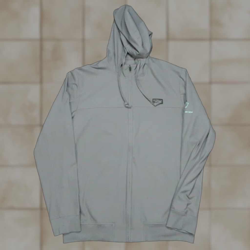 TravisMathew Travis Mathew Jacket Men Medium Gray Wanderlust Full Zip Pockets Hooded Golf Size US M / EU 48-50 / 2 - 1 Thumbnail