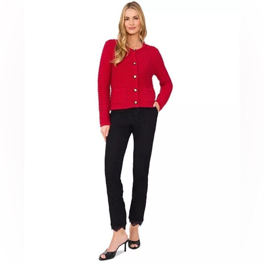 Opening Ceremony Red Button-Up Cardigan / Sweater Size XS / US 0-2 / IT 36-38 - 1 Thumbnail