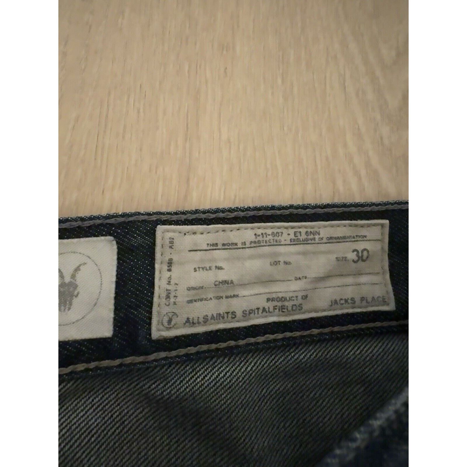 Allsaints All Saints Jeans Denim Jeans size 30 Size US 30 / EU 46 - 3 Thumbnail