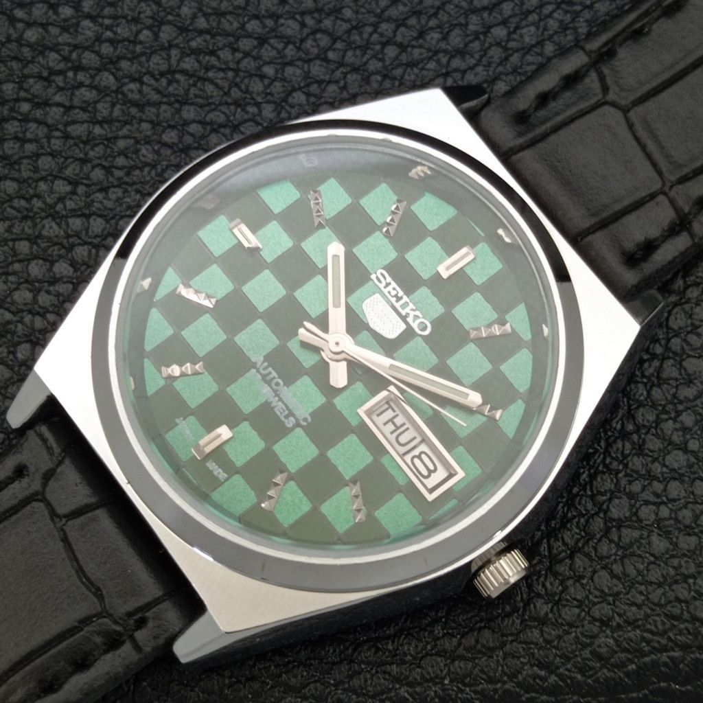 Seiko REFURBISHED VINTAGE SEIKO 5 AUTO JAPAN MENS WATCH a440211 Size 40 - 5 Thumbnail
