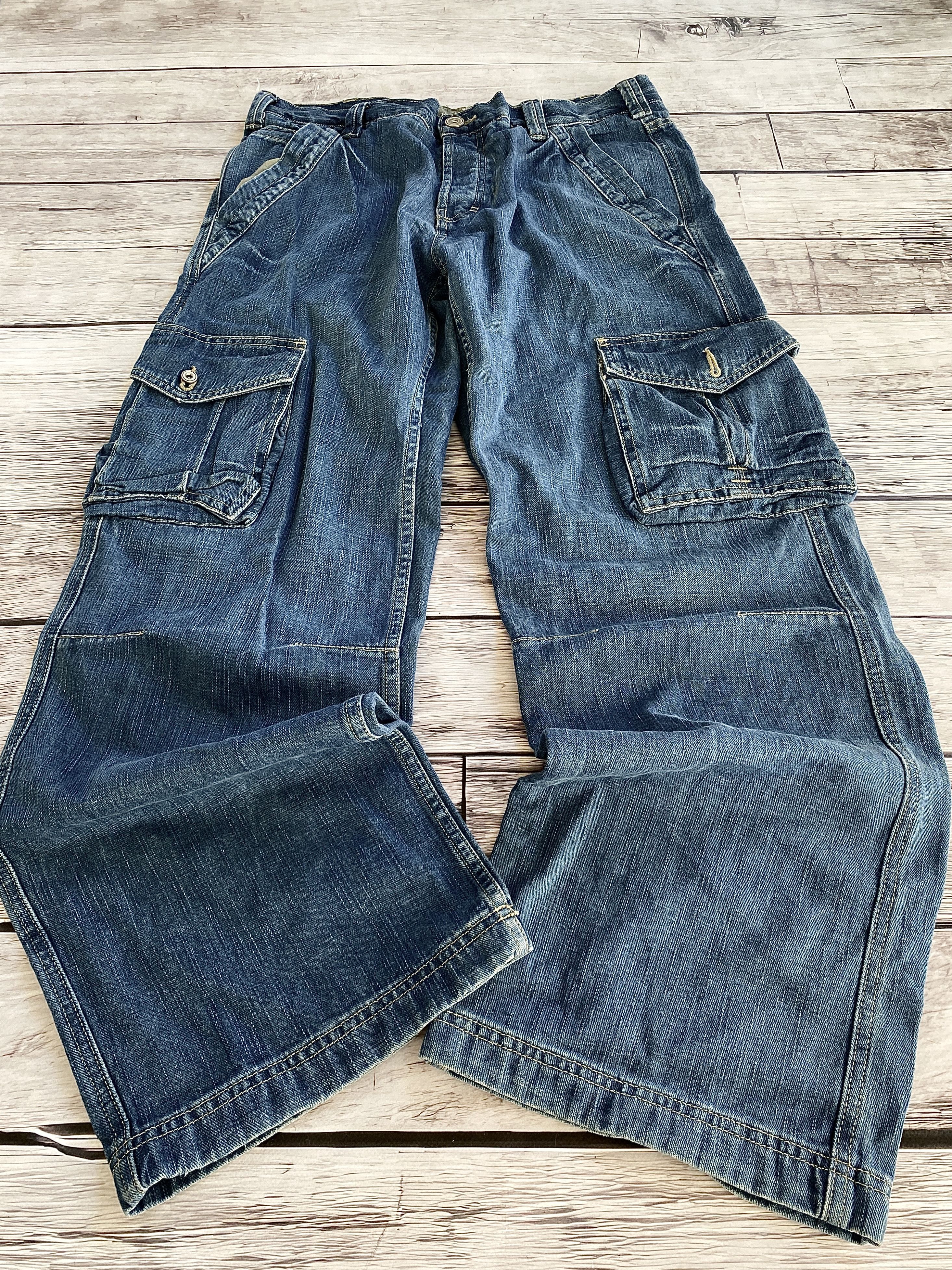 Hysteric Glamour × Japanese Brand Vintage Rick Owens Junya Watanabe Style Distressed Jeans Size US 32 / EU 48 - 1 Thumbnail