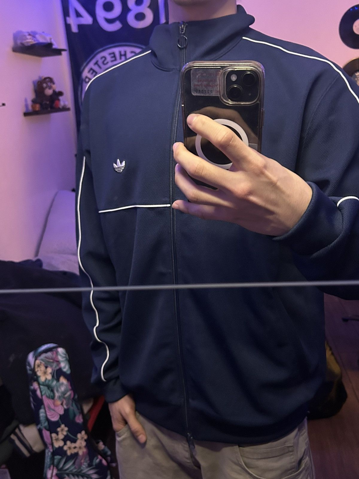 Adidas × Vintage Adidas Track Jacket Size US L / EU 52-54 / 3 - 3 Thumbnail