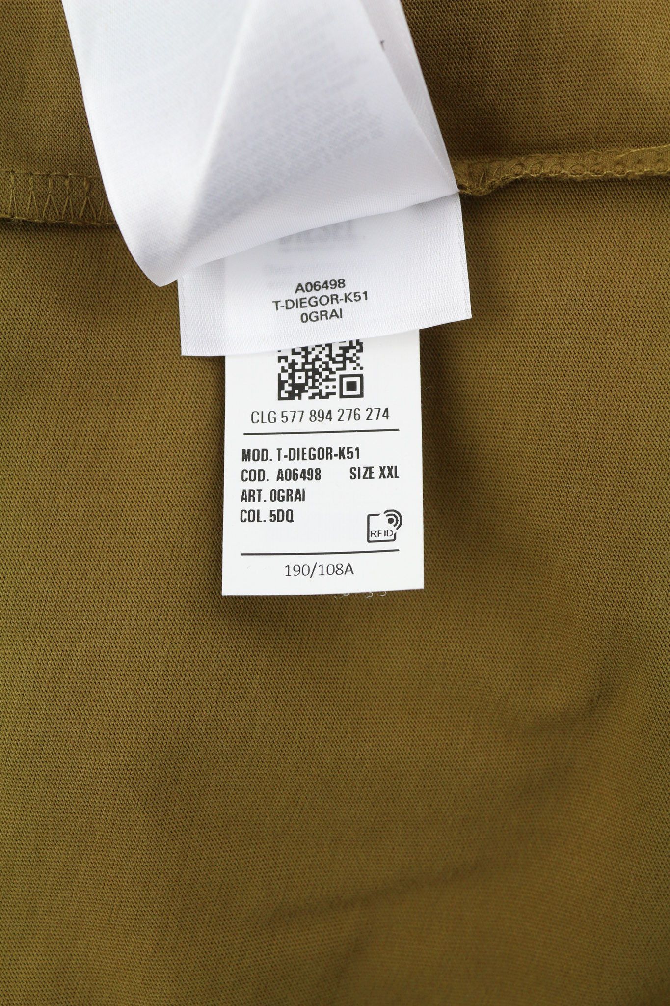 Diesel T-DIEGOR-K51 2XL Crew Neck Tricot Logo T-Shirt 40313 Size US XXL / EU 58 / 5 - 9 Thumbnail