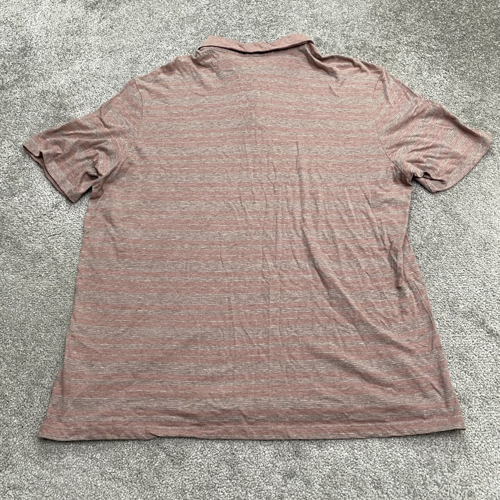 Vintage Robert Barakett Polo Shirt Men XXL Red Striped Soft Stretch Cotton Casual Activewear Size US XXL / EU 58 / 5 - 2 Thumbnail