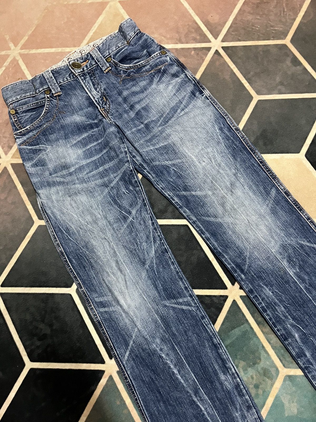 Edwin FINAL PRICE Edwin Crazy Faded Jeans Size US 29 - 3 Thumbnail