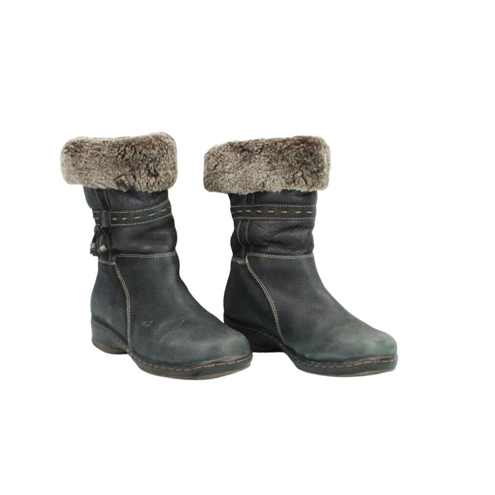 Blondo × Leather Blondo Women's Masym Mushroom Waterproof Fur Lined Boots Size US 8.5 / IT 38.5 - 3 Thumbnail