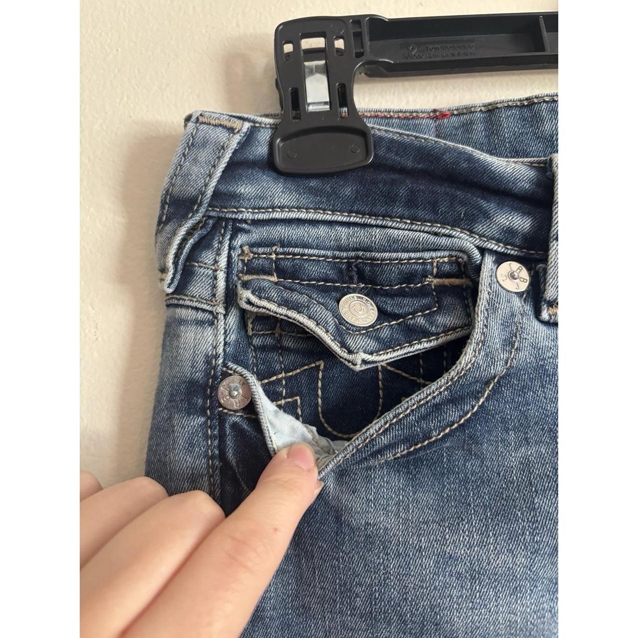 True Religion True Religion Jeans Joey Mid Rise Flare Size 30 Y2K cotton Size 30" / US 8 / IT 44 - 4 Thumbnail