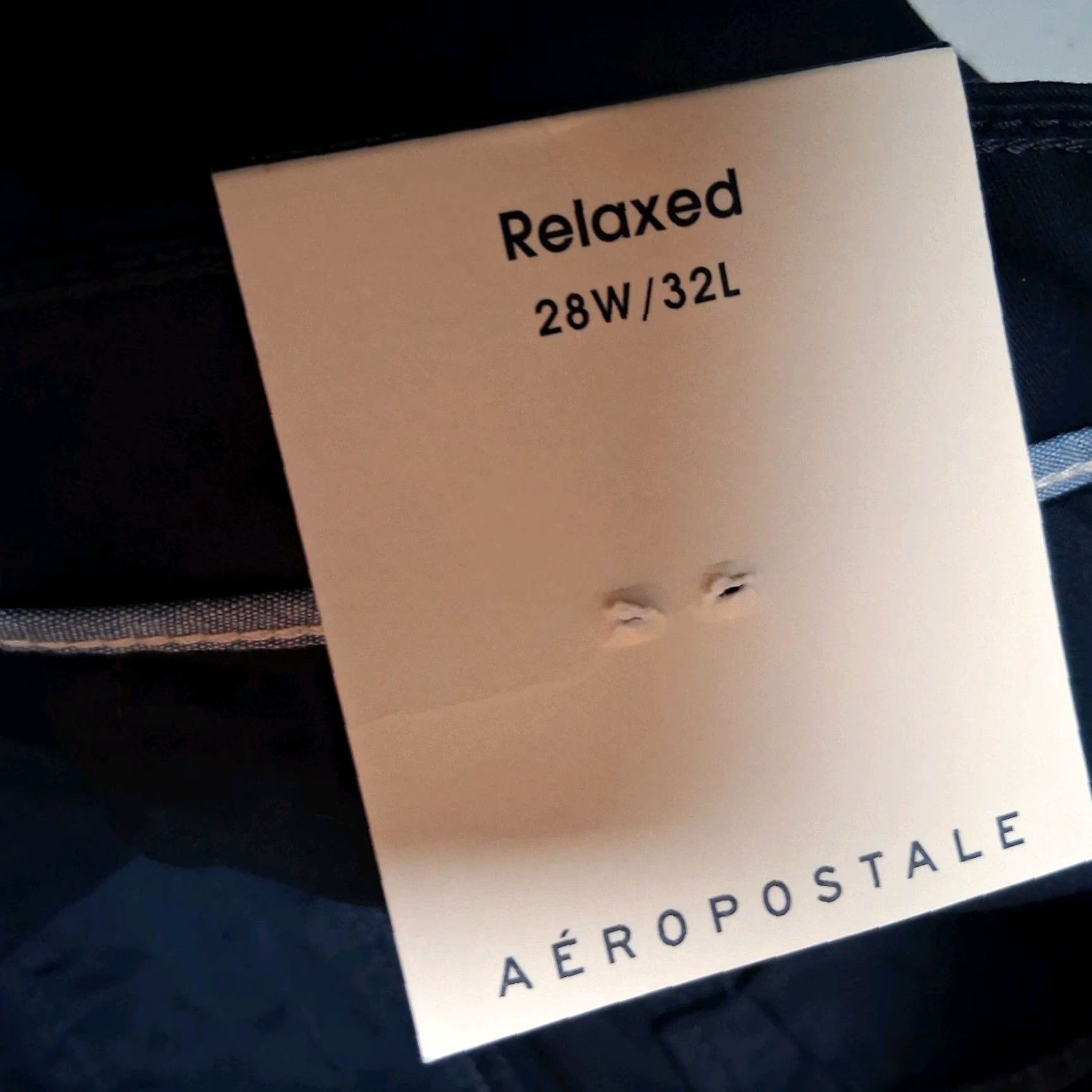 Vintage Aero Aéropostale Chino Pants Men 28x32 Navy Blue Twill Casual NEW Size US 28 / EU 44 - 5 Thumbnail