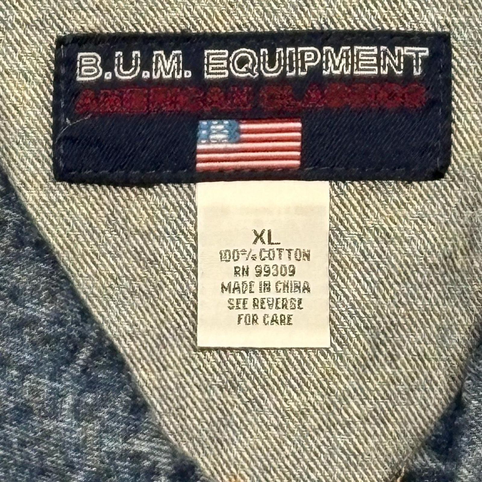 B.U.M Equipment Vintage y2k bum equipment denim Size US XL / EU 56 / 4 - 3 Thumbnail