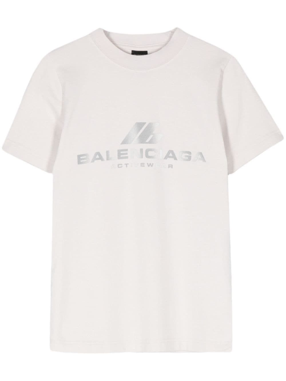 Balenciaga LOGO COTTON T-SHIRT Size S / US 4 / IT 40 - 1 Thumbnail