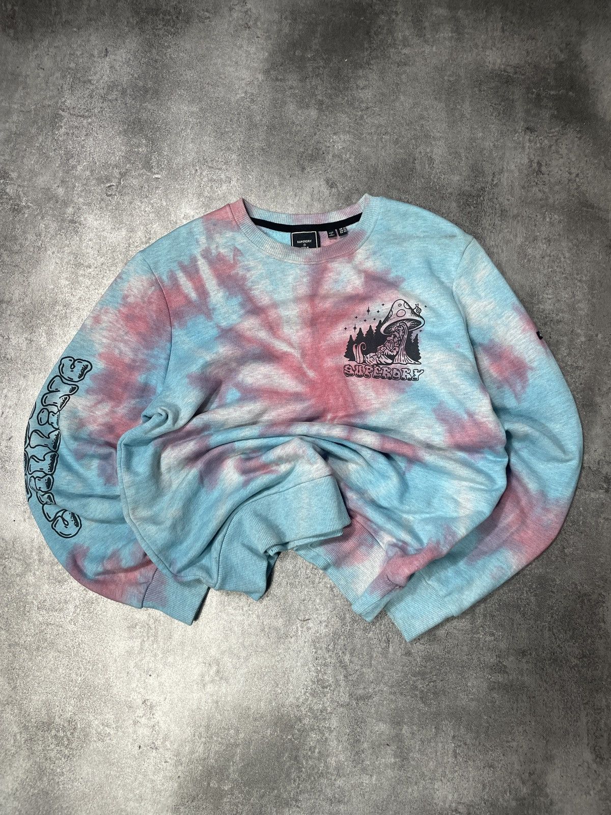 Superdry Superdry Sweatshirt Tie Dye Hype Streetwear Size M / US 6-8 / IT 42-44 - 1 Thumbnail