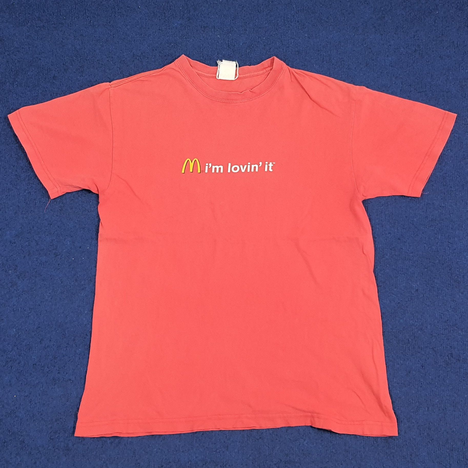 Vintage Vintage Mc Donald I'm Loving' It Promo McD Tshirt Size US M / EU 48-50 / 2 - 1 Thumbnail