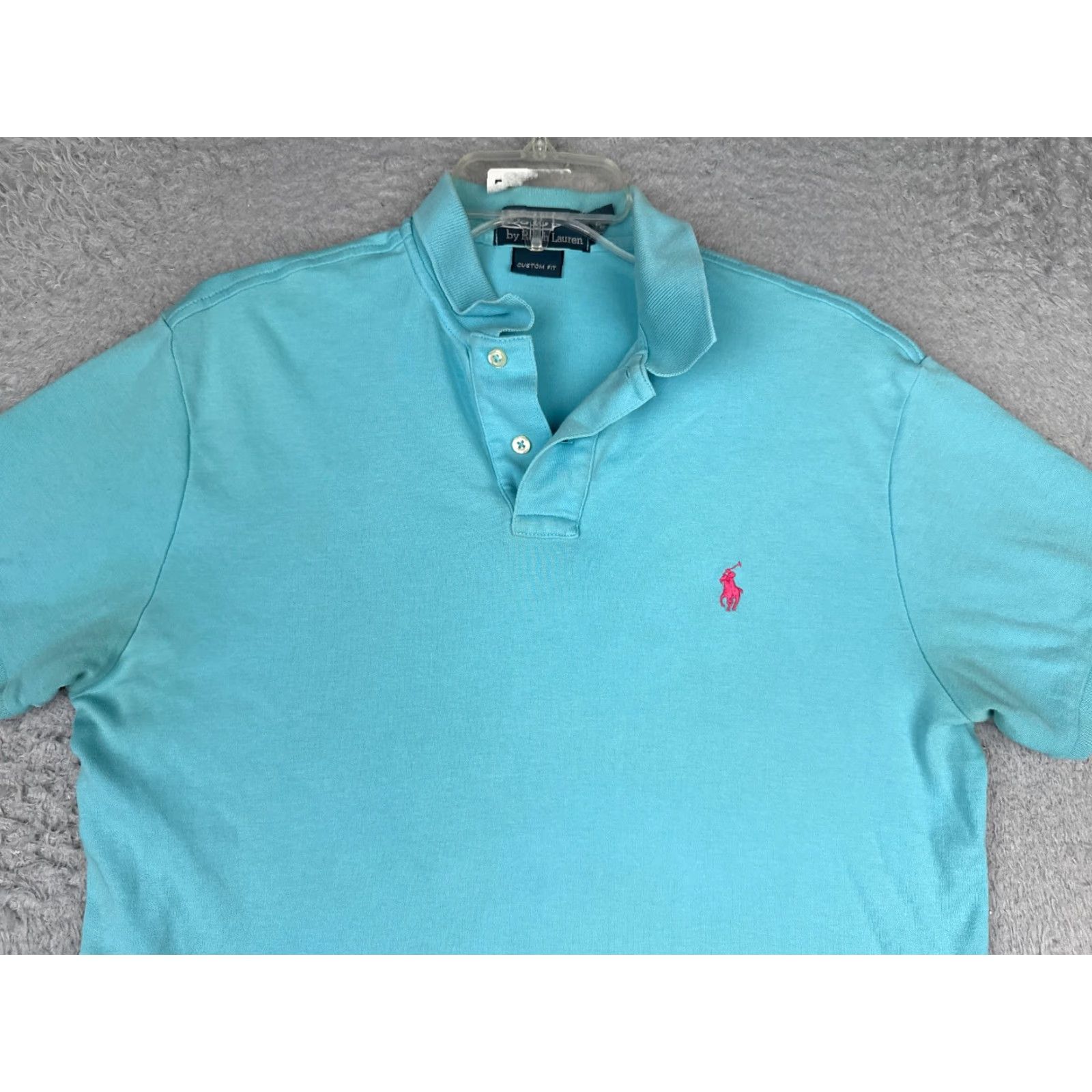 Ralph Lauren VINTAGE Polo Ralph Lauren Shirt Men Medium Blue 100% Cotton Custom Fit READ Size US M / EU 48-50 / 2 - 4 Thumbnail