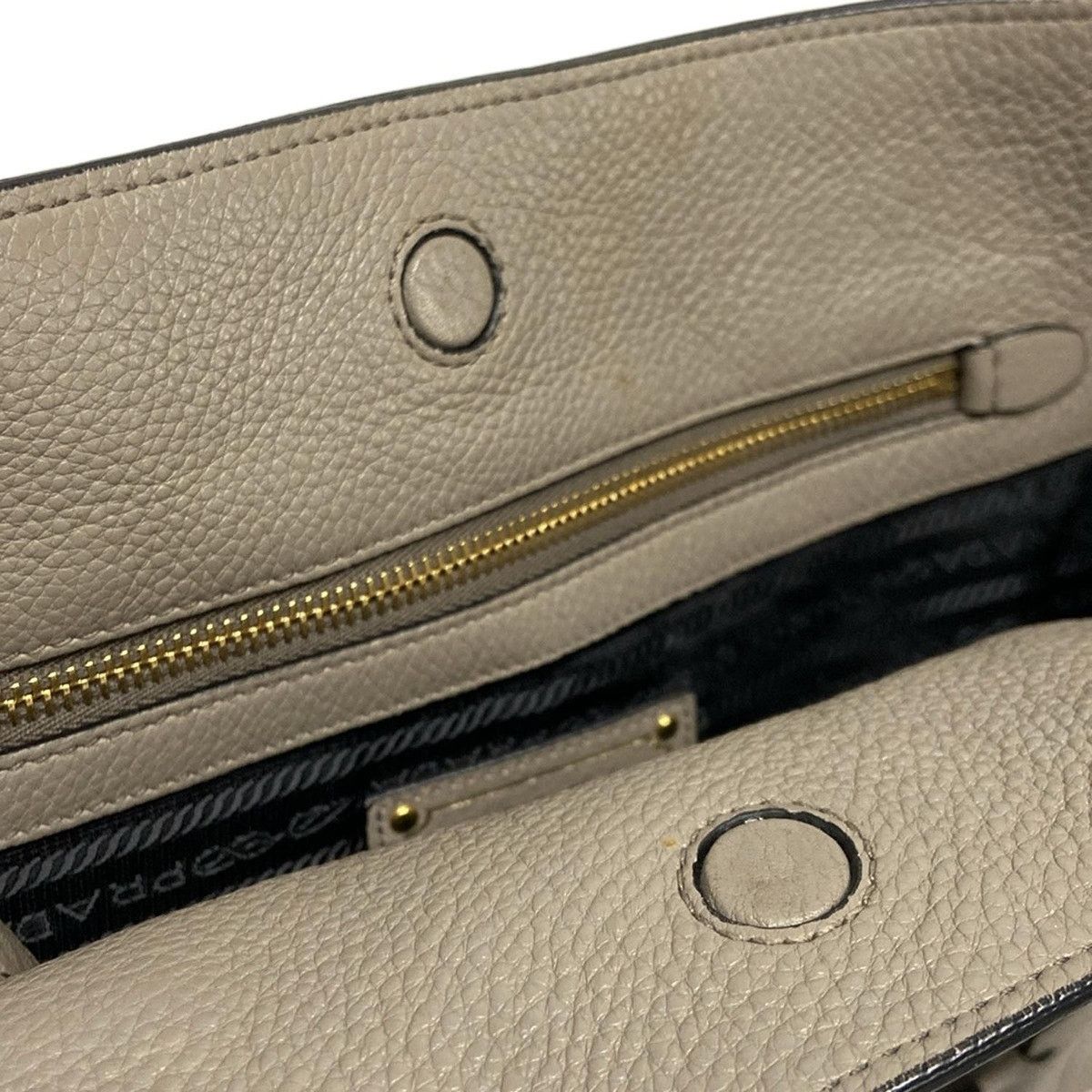 Prada PRADA Logo Tote Bag 1BG100 Algilla Size ONE SIZE - 16 Thumbnail