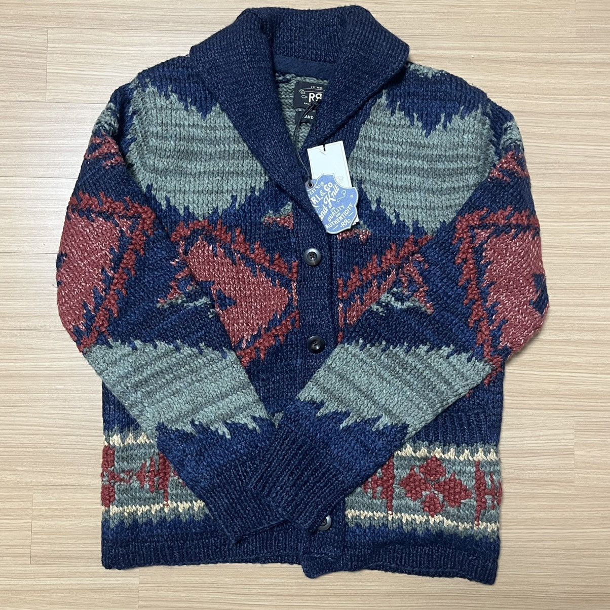 RRL Ralph Lauren RRL Navajo Shawl Collar Cardigan Size US M / EU 48-50 / 2 - 1 Thumbnail