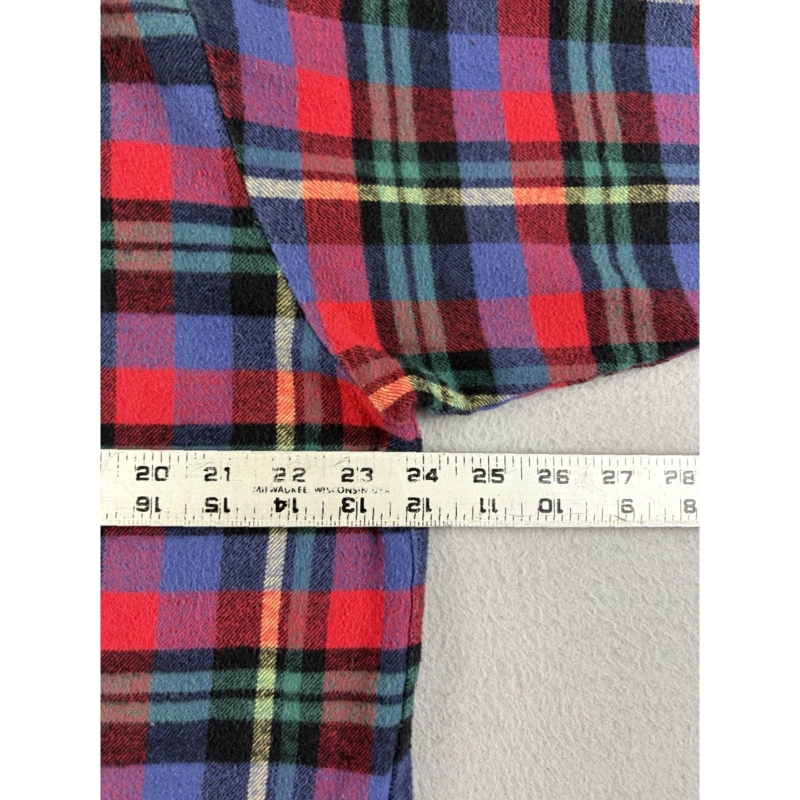 Vintage VINTAGE Vermont Flannel Shirt Hoodie Blue Plaid S Men Pullover Hooded Pockets Hiking USA Outdoor Size US S / EU 44-46 / 1 - 5 Thumbnail