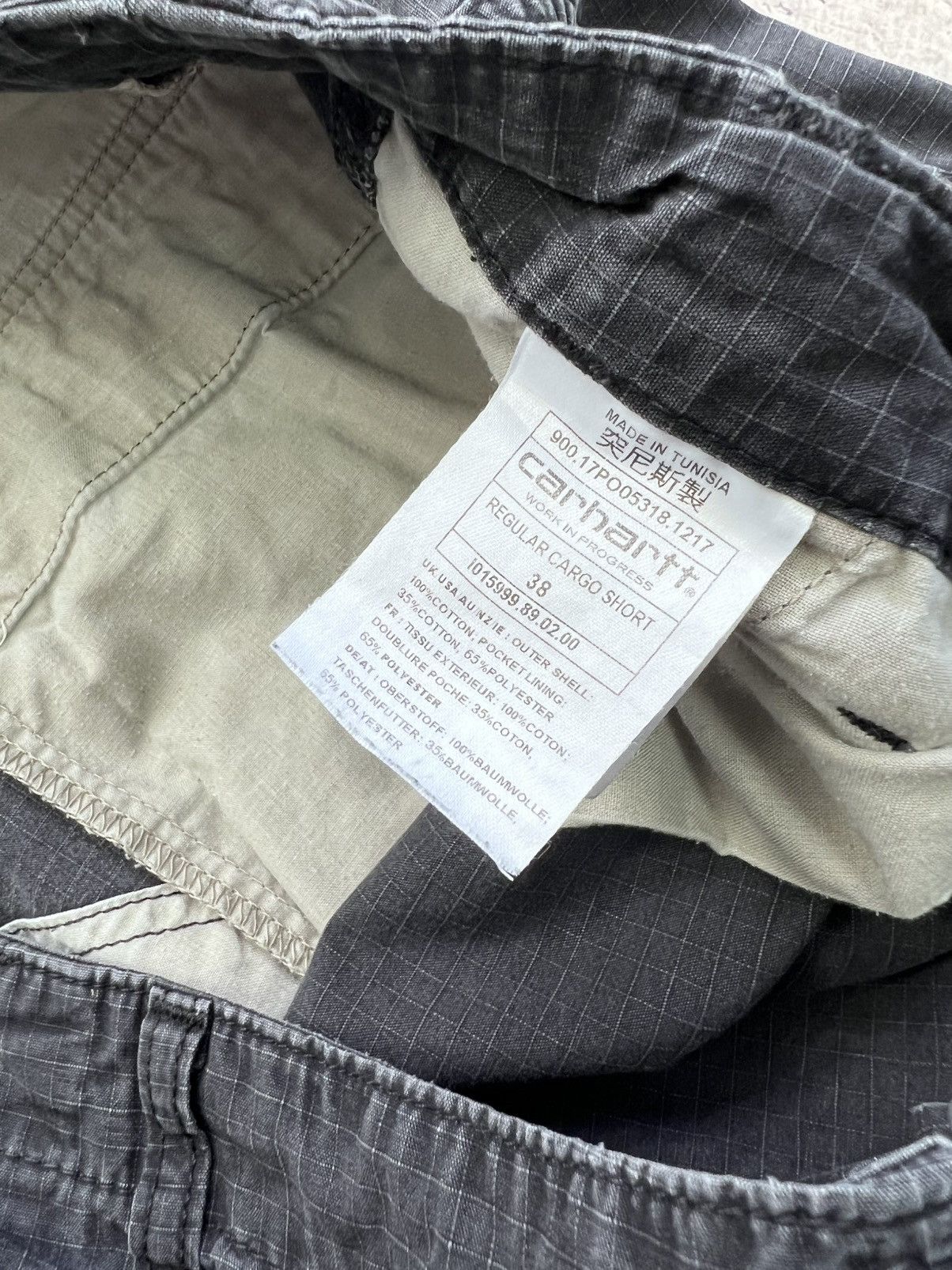 Carhartt × Vintage VINTAGE WASHED CARHARTT DOUBLE KNEE CARGO SHORTS Y2K Size US 38 / EU 54 - 5 Thumbnail