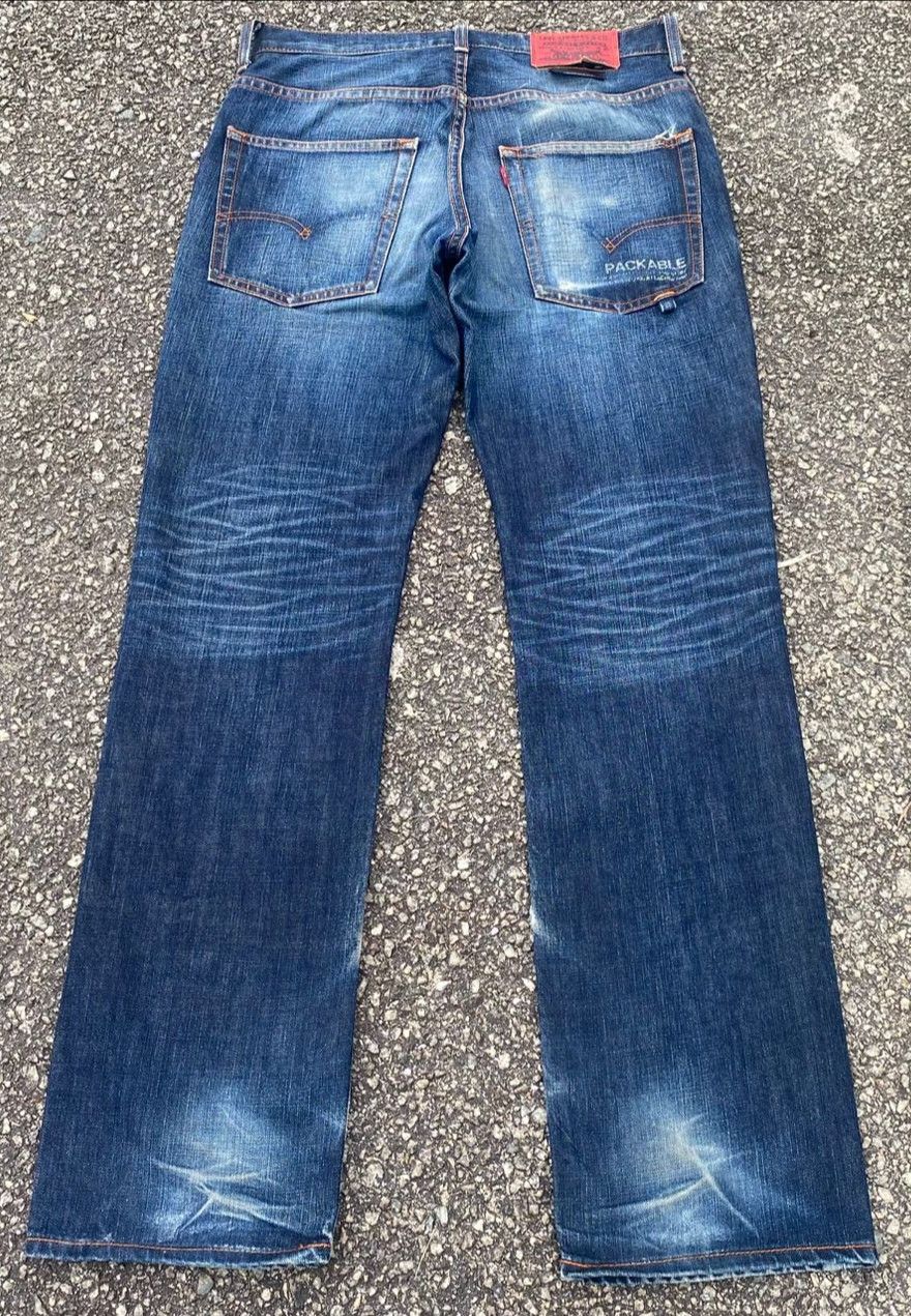 Levi's Vintage Levis 505 Packable Distressed Denim Size US 32 / EU 48 - 3 Thumbnail