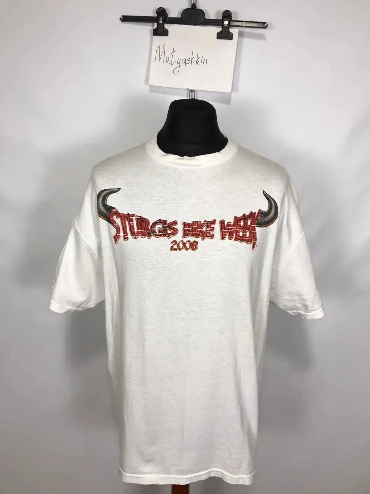 Band Tees × Vintage Sturgis Bike Fest 2008 t-shirt size XL Size US XL / EU 56 / 4 - 1 Thumbnail