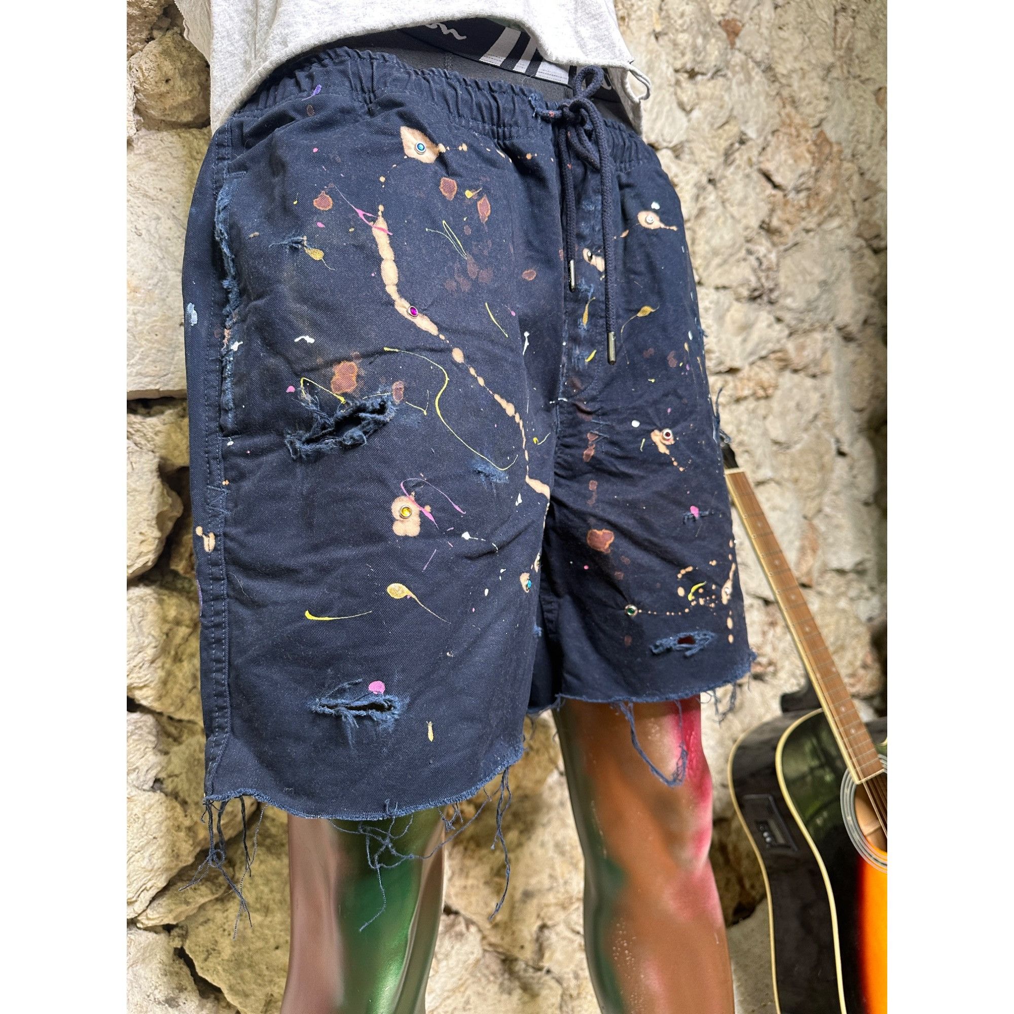 Ksubi DRO Lab LTD Custom 1/1 ART x Ksubi Shorts Size US 36 / EU 52 - 12 Thumbnail