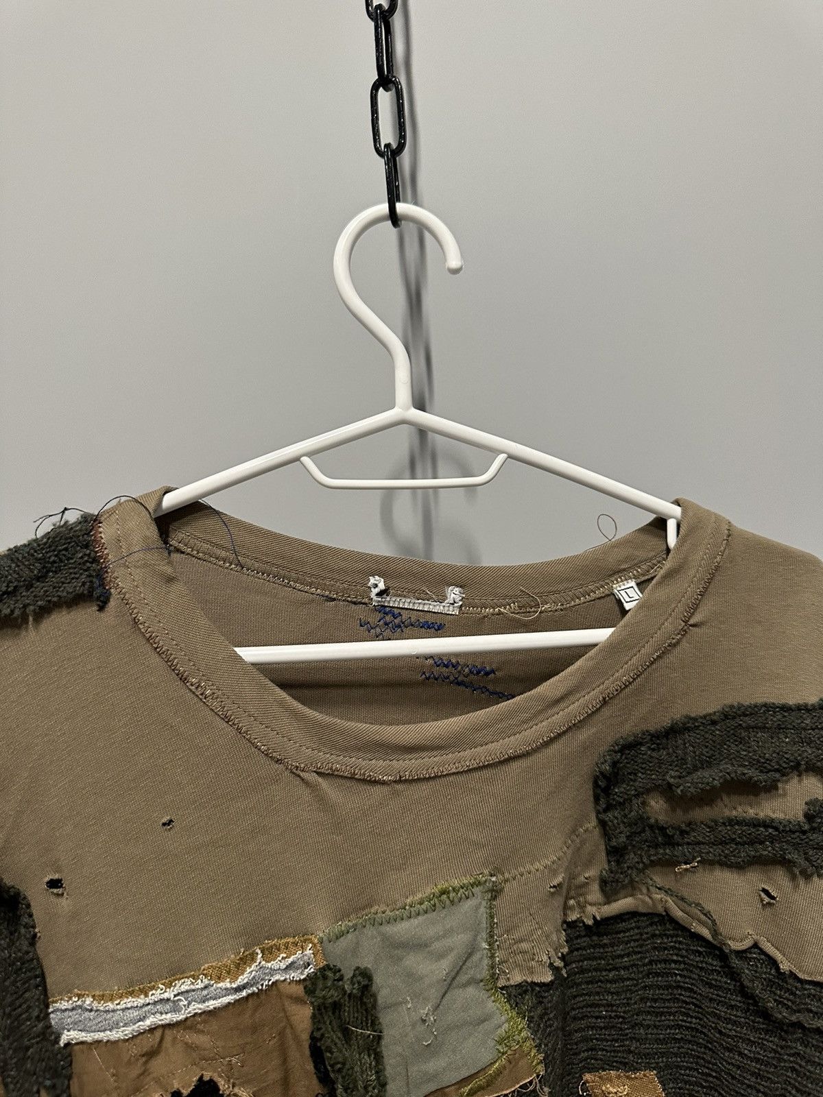 Japanese Brand Avant Garde Patchwork Distressed Shirt Military Oversize DC Size US L / EU 52-54 / 3 - 10 Thumbnail