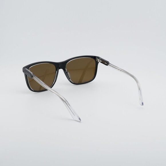 Gucci Gucci GG1819S 005 Sunglasses Black Square Frame, Brown Size ONE SIZE - 3 Thumbnail