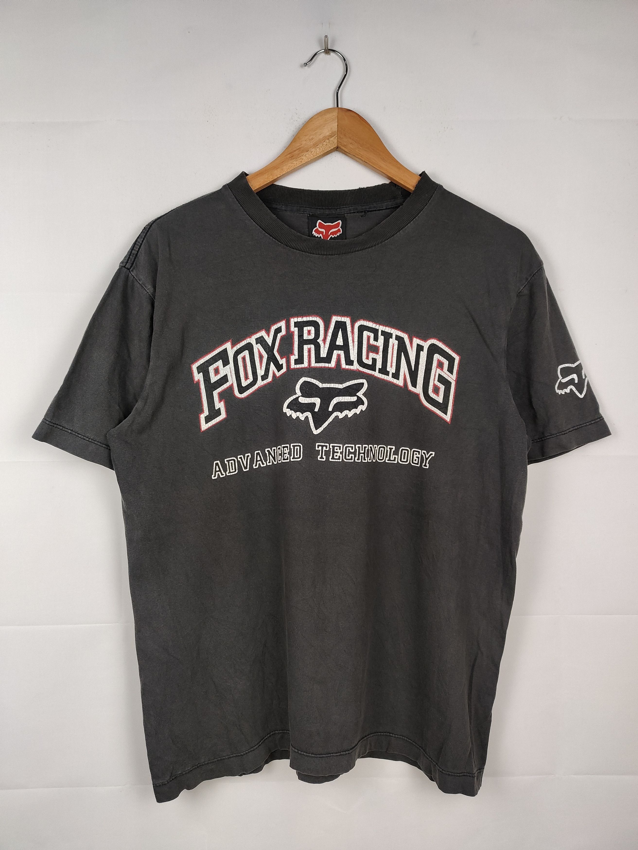 Fox Racing × Vintage Vintage Fox Racing Distressed Shirt Size US M / EU 48-50 / 2 - 1 Thumbnail