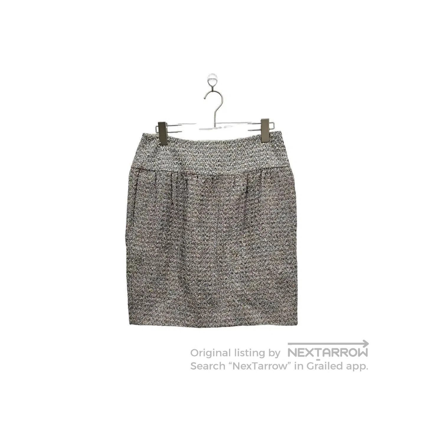 Chanel Chanel Tweed Newspaper Print Skirt. Size 39" - 1 Thumbnail