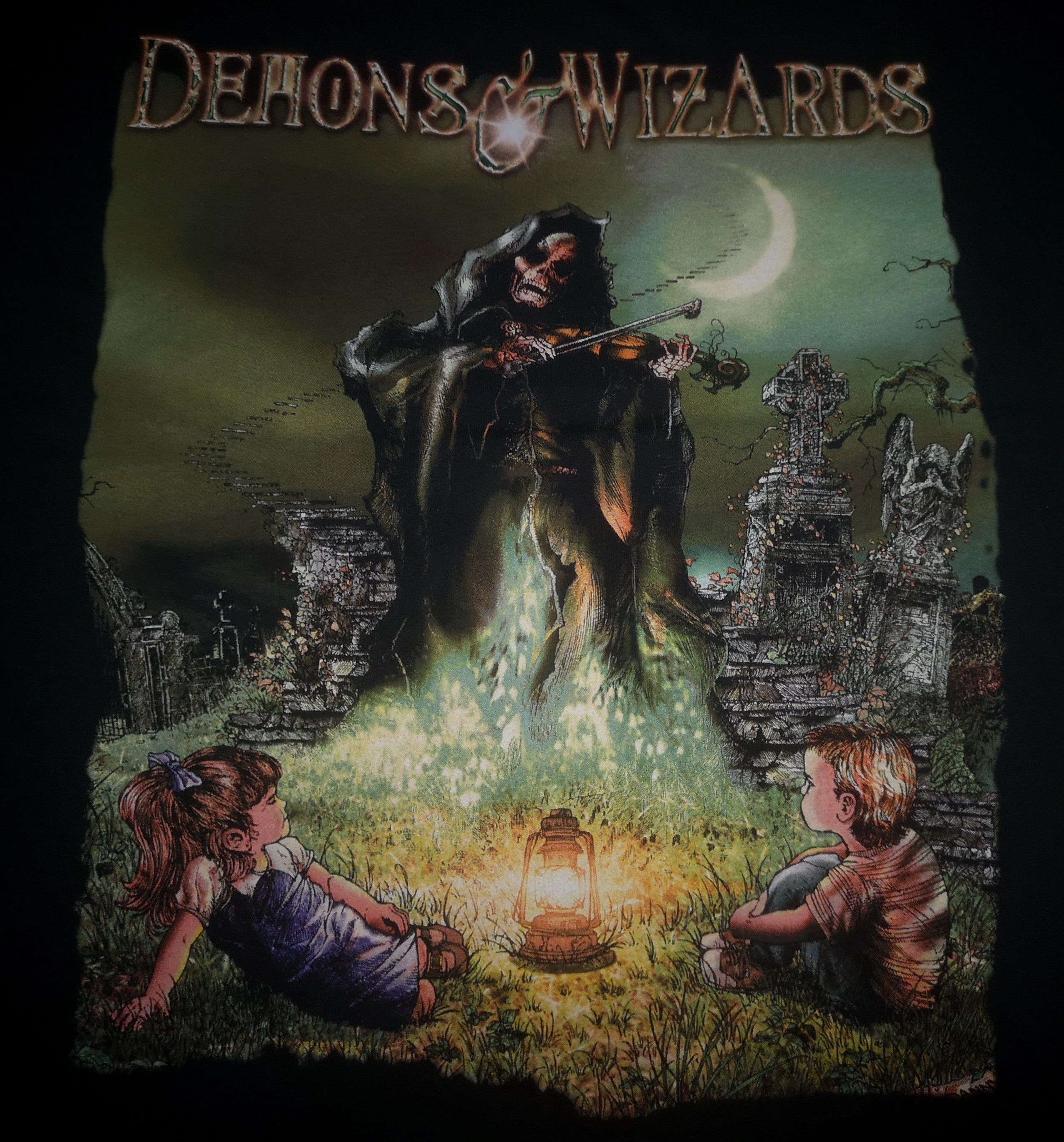 Band Tees × Vintage Deadstock True Vintage OG Demons & Wizards Metal Band Shirt Size US XL / EU 56 / 4 - 6 Thumbnail