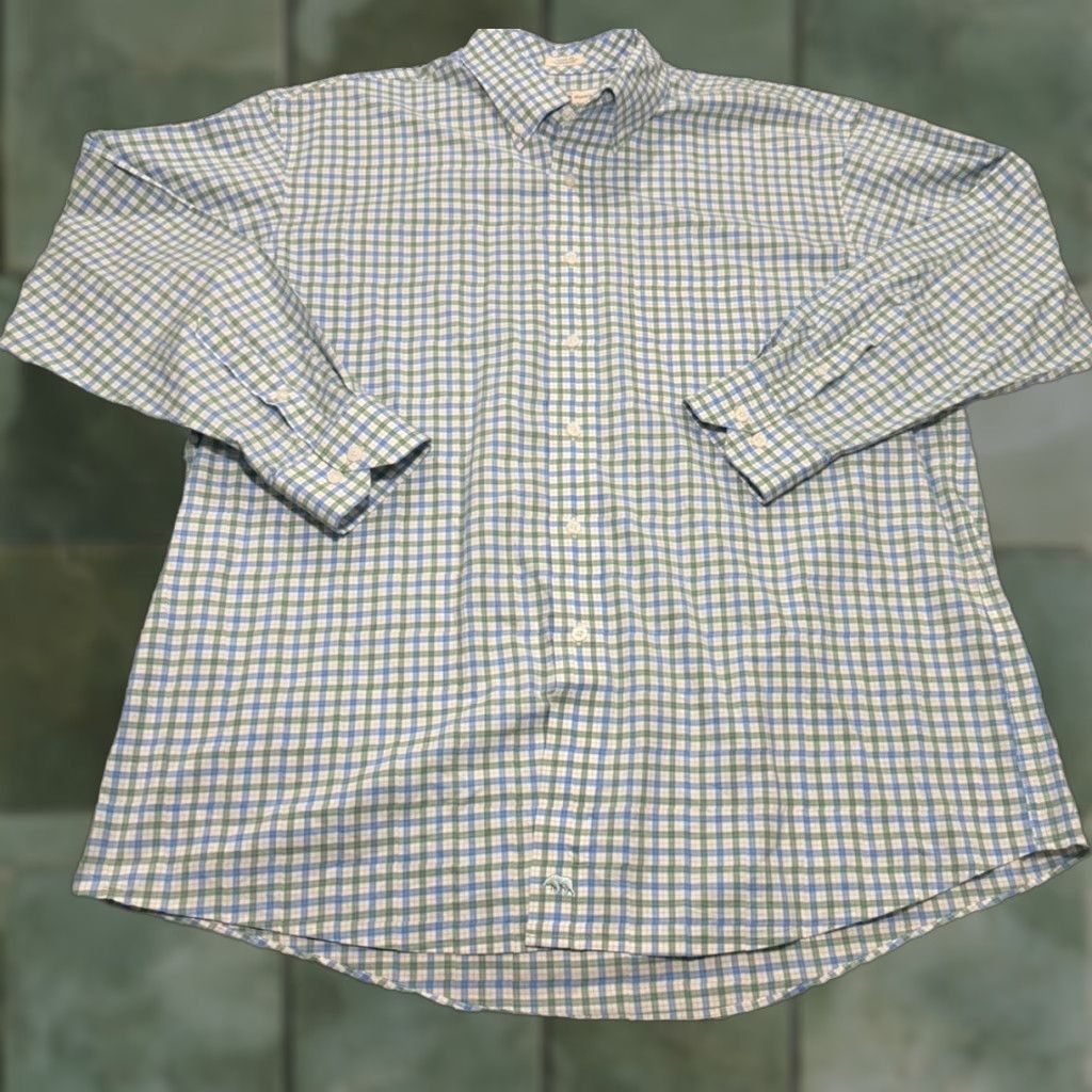 Vintage Onward Reserve Shirt Mens XL Classic Fit Gingham Plaid Button-Up Button-Down Size US XL / EU 56 / 4 - 1 Thumbnail