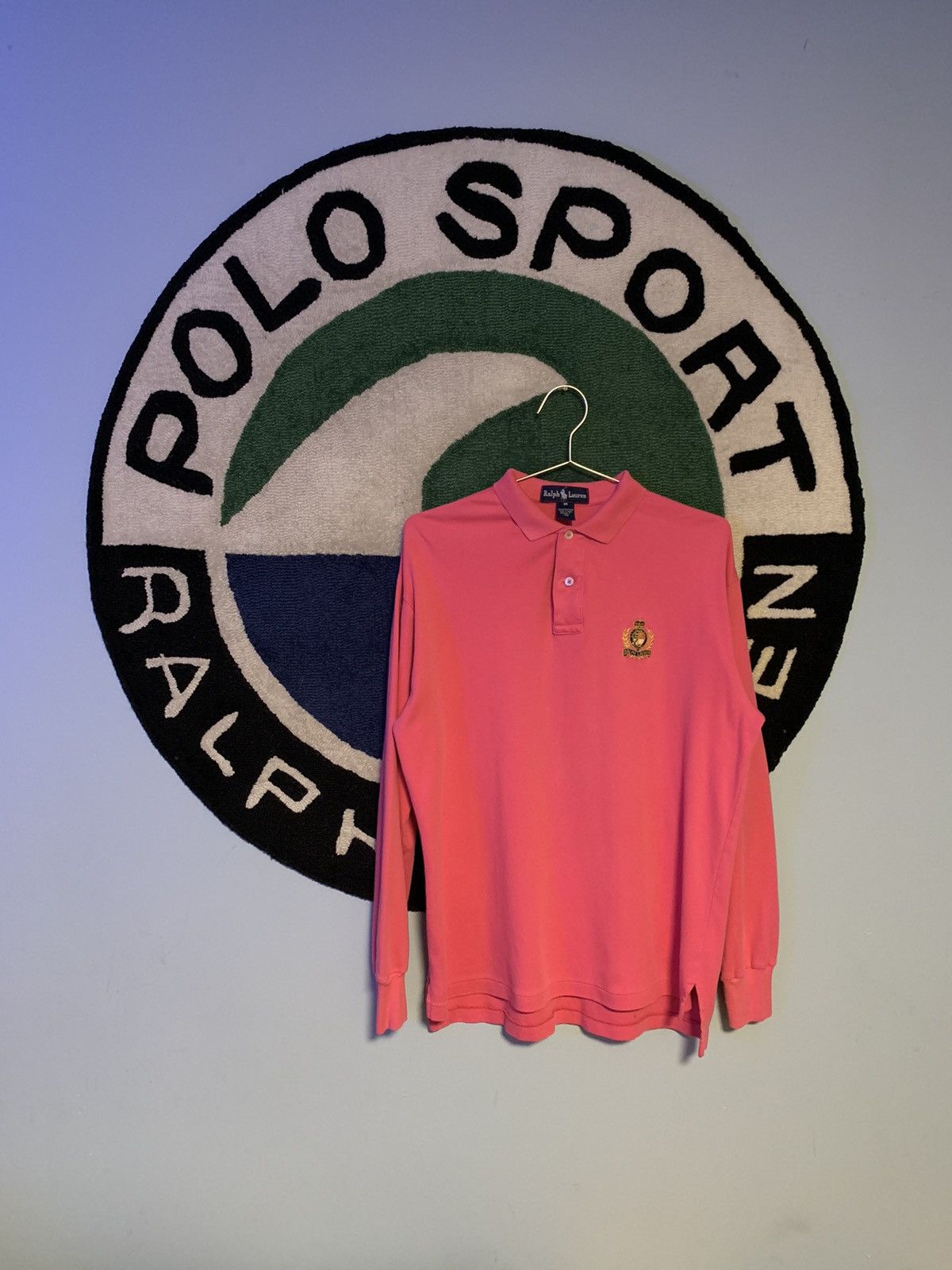 image of Polo Ralph Laurent Golf Shirt in Pink, Women's (Size Medium)