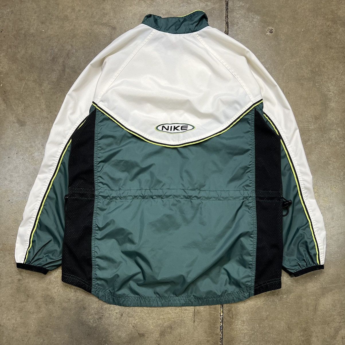 Nike × Vintage Vintage 90s Y2K Nike Mini Swoosh Windbreaker Jacket Zip Up Size US S / EU 44-46 / 1 - 6 Thumbnail