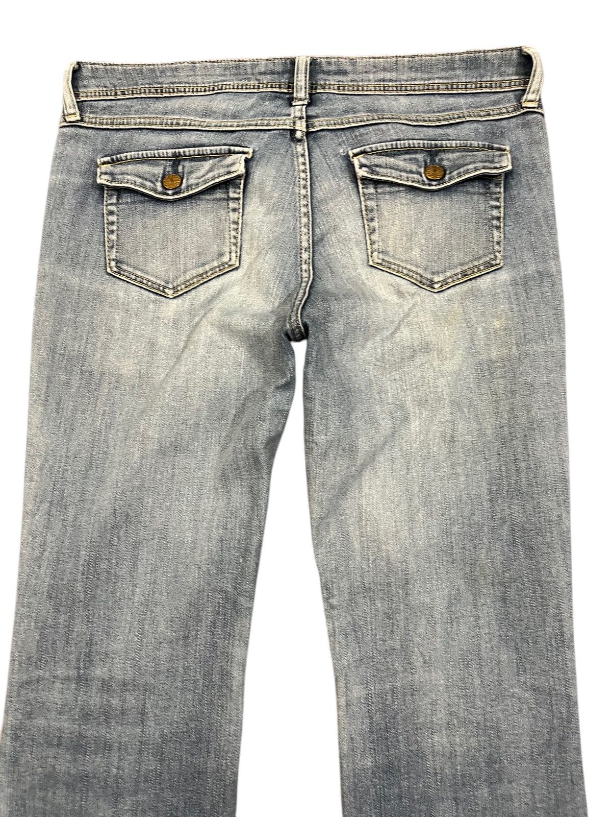 Jun Takahashi Vintage Uniqlo Style Up Flare Denim Size US 34 / EU 50 - 6 Thumbnail